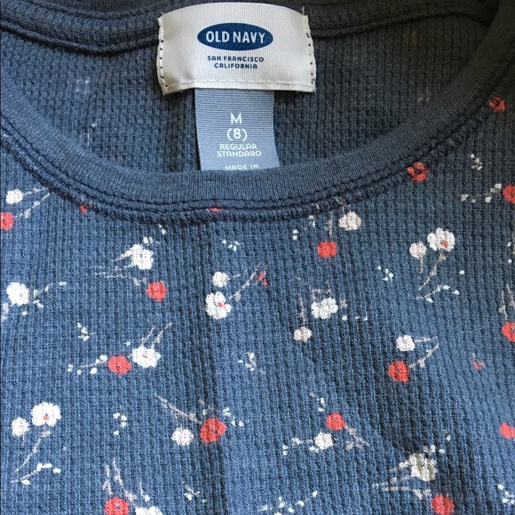 Old Navy Girls size M/8 thermal long sleeve shirt - Picture 4 of 6
